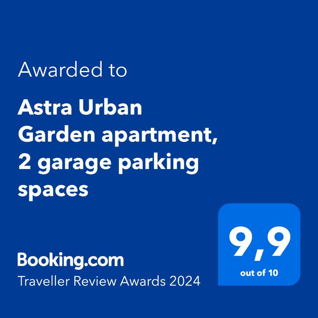 Astra Urban Garden Apartment, 2 Garage Parking Spaces ซาเกร็บ ภายนอก รูปภาพ